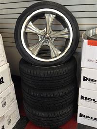 STAGGERED RIDLER 651 WHEELS WITH TIRES